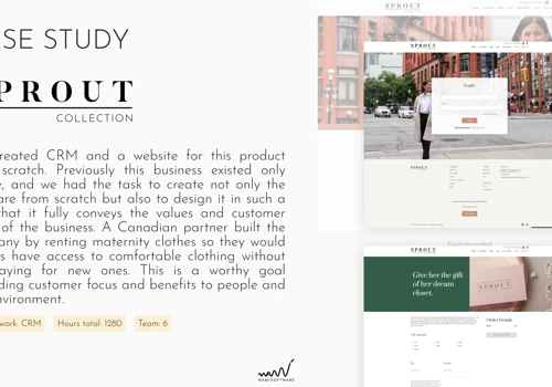 Sprout CRM and Website