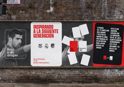 Roja a las Drogas rebrand