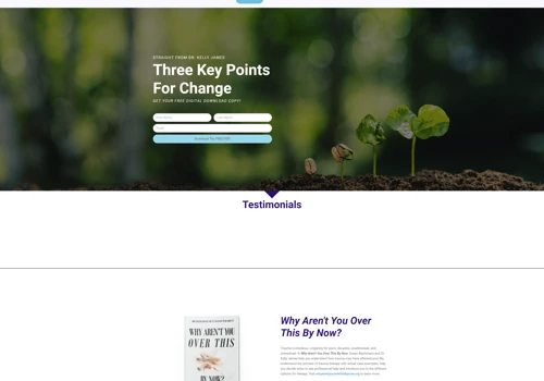 Dr Kelly James Web Design Project