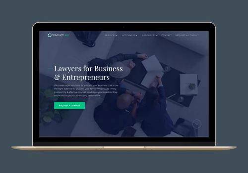 ConductLaw (Web Design)