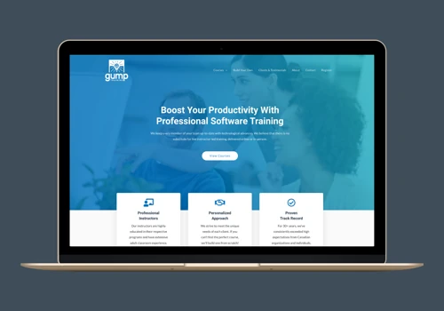 Gump Training (Web Design)