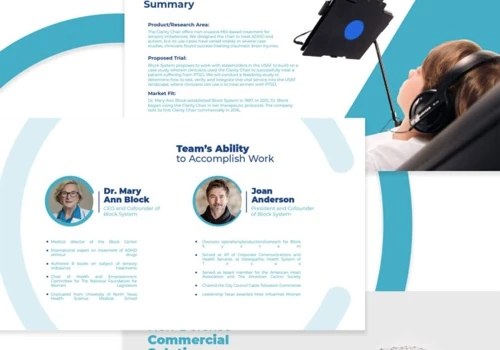Block System Pitch Deck Presentation Design