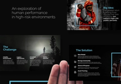 Risk & Return Pitch Deck Presentation Design