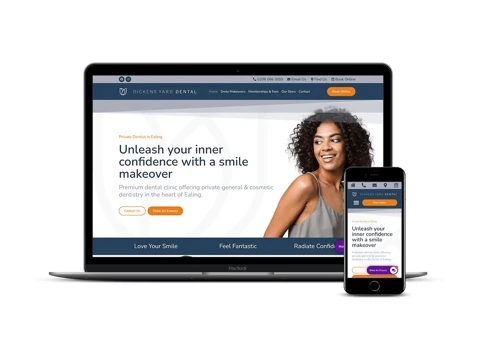Dickens Yard Dental Website