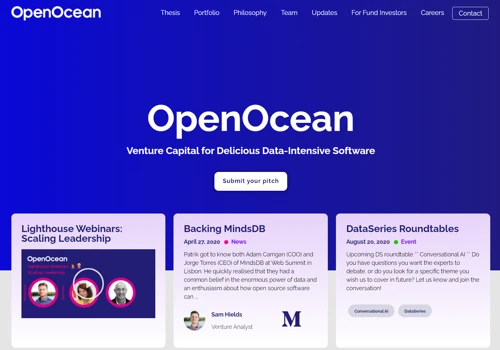 Web Design for OpenOcean