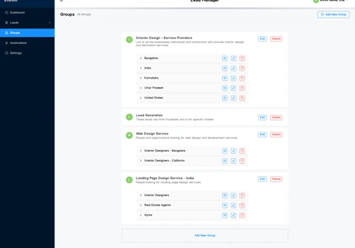 Lead Management Application