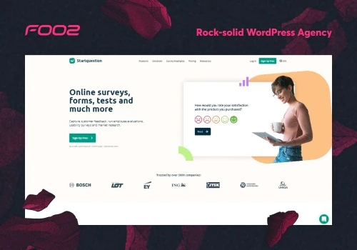 Startquestion - SAAS website