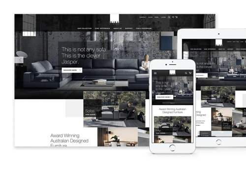 King Living eCommerce Website Design & Development