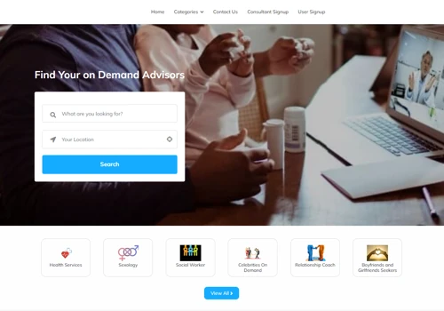 Online service consultation platform