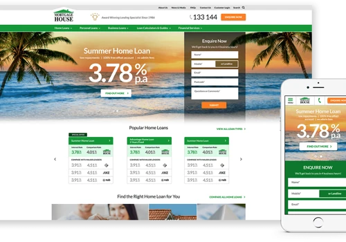 Mortgage House Website Design & Development