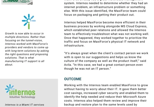 Case Study: MaxiForce Page 2