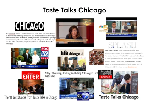 Taste Talks...A Three-Day Food & Drink Symposium in Chicago