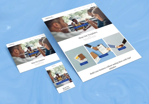 Legally Set Website Design