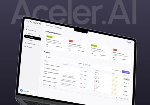 Aceler AI | SaaS Dashboard UI/UX Design