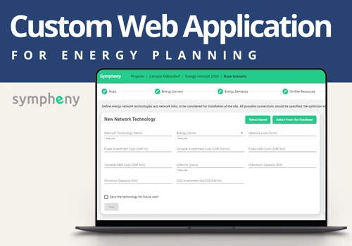 SaaS Platform for Energy Resources Planning