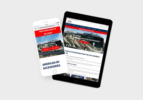 Mobile RV - Website Design & SEO for them