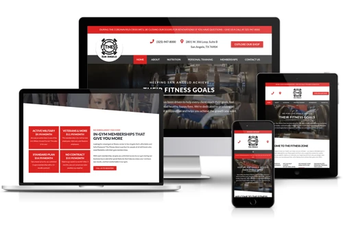 Photography, Social Media Marketing, SEO, & Website Design - The Fitness Zone