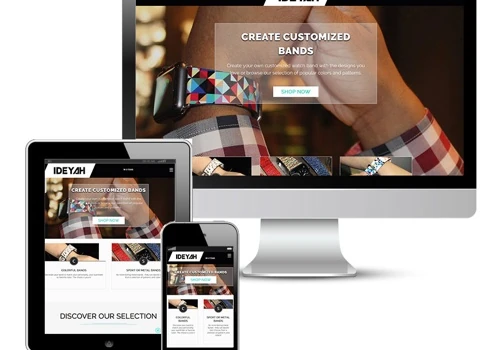 Web Development for Ideyah Apple Custom Watchbands