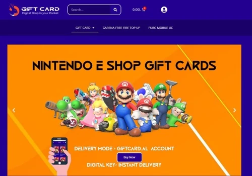 Web Design - Giftcard.al
