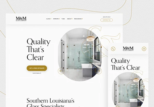 M&M Glass Company Website