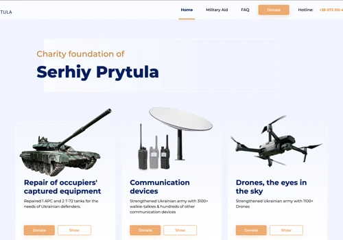 Charity foundation of Serhiy Prytula