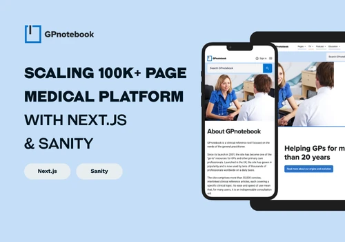 Scaling 100K+ Page Medical Platform with Next.js