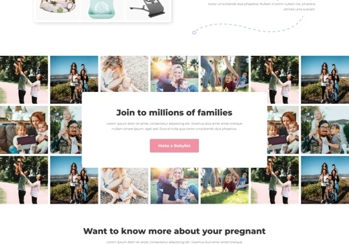 BabyPlus Website Design