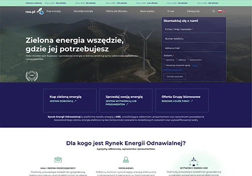REO - digital platform for trading green energy