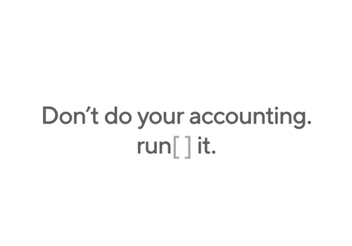 run[Accounting]