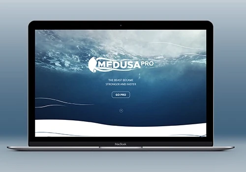 Medusa PRO landing page