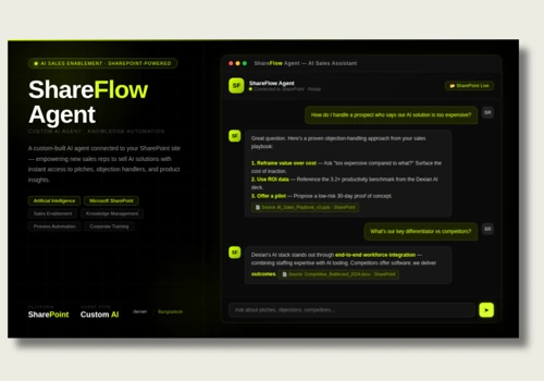 ShareFlow Agent – AI Sales Enablement Bot