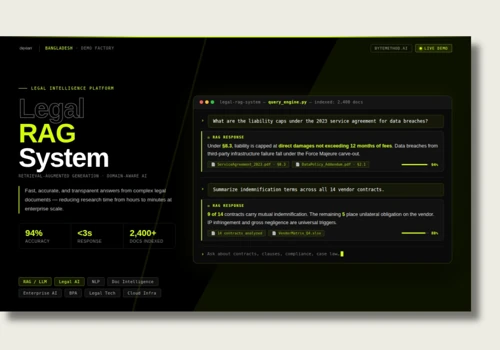 AI Legal RAG System – Document Intelligence
