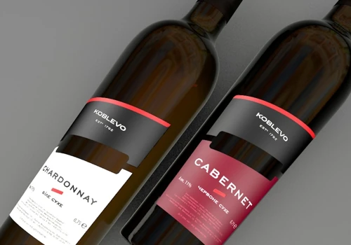 Wine label rebranding concept