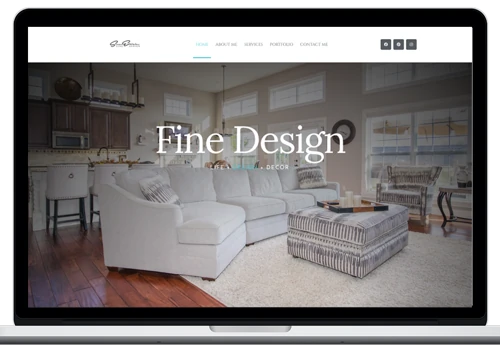 Custom Website Created for Interior Designer