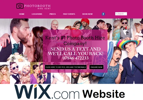 Photo Booth Hire Website