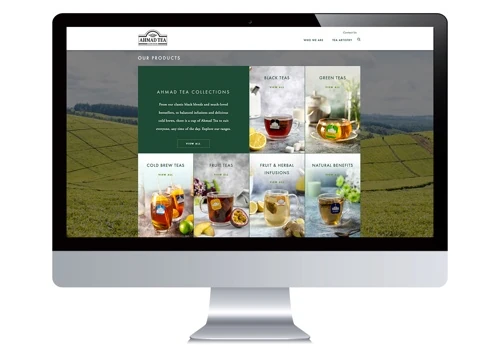 Ahmad Tea Jordan Website