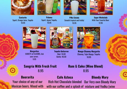 El Patio Drink Menu