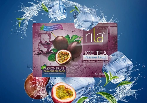 Packaging Design for Rila Iced Tea Brand, Malaysia