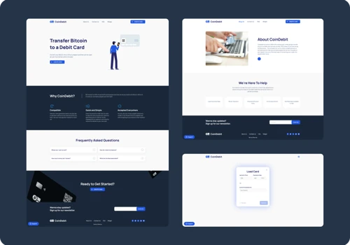 Crypto to Visa Debit Card App