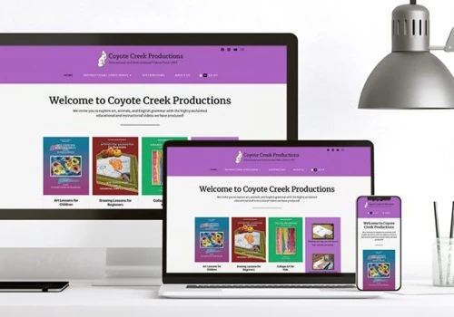 Coyote Creek Productions - Website Redesign