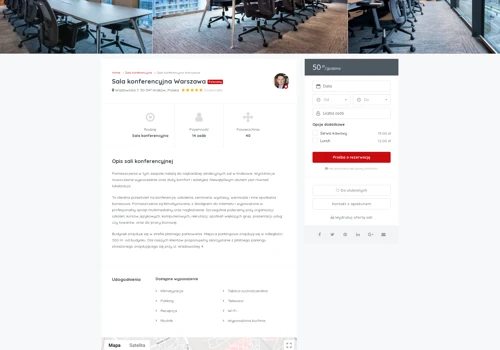 Office space & conference room booking platform