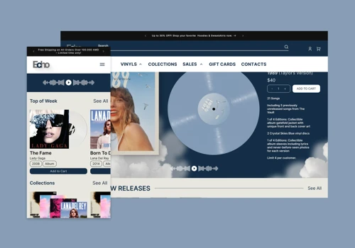 Echo | Custom Shopify Website