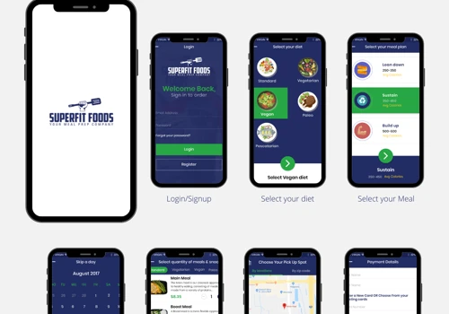 Superfit Food Mobile App