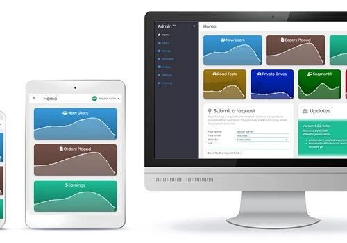 Custom Web Application for Driving School