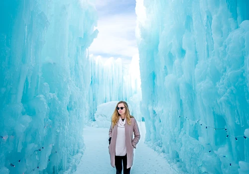 Ice castles in Canada
