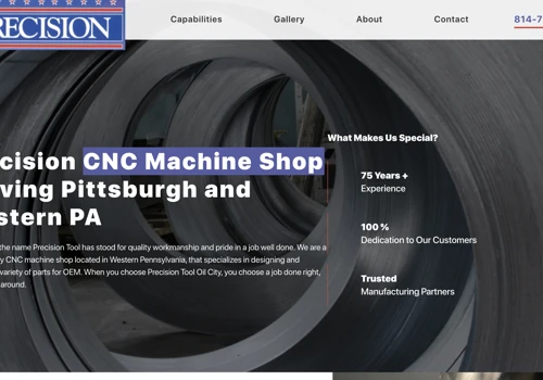 Precision Tool Website