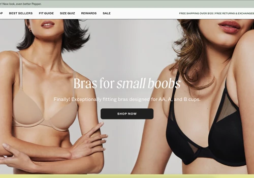 Pepper Bras Shopify Plus Store