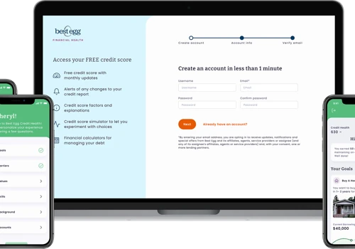 Experience design for a growing financial product