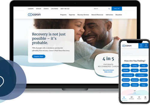 Design and technology for Caron Treatment Centers