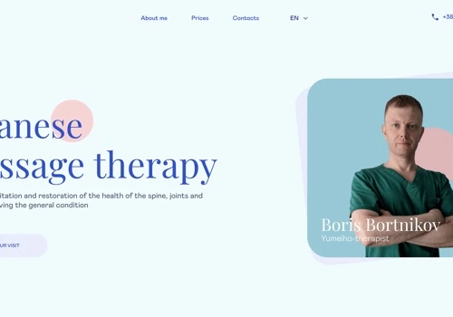 NovaMassage's website